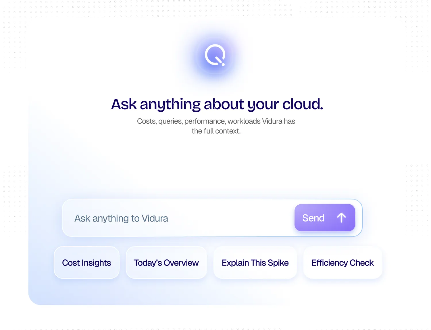 Vidura — ask anything about your cloud